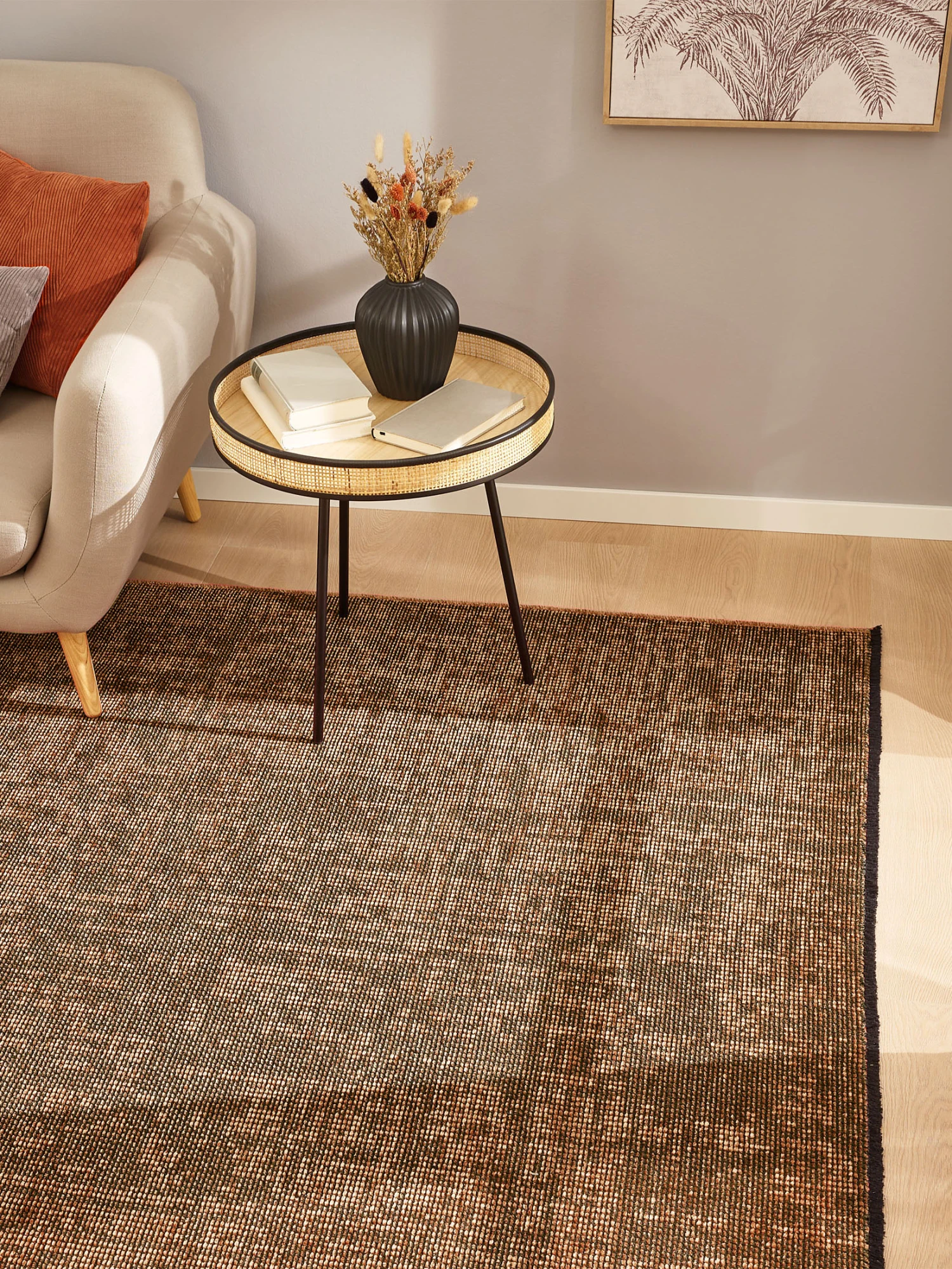 Moderner Teppich, Sand