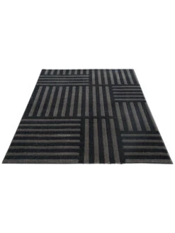 Moderner Teppich, Anthrazit 7 Moderner Teppich, Anthrazit -Deline Verkäufe Rieseby ModernerTeppich Dunkelgrau Anthrazit 160x230 fper