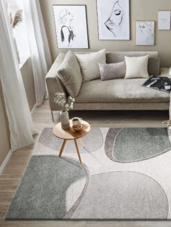 Titelseite 56 Moderner Teppich, Mint