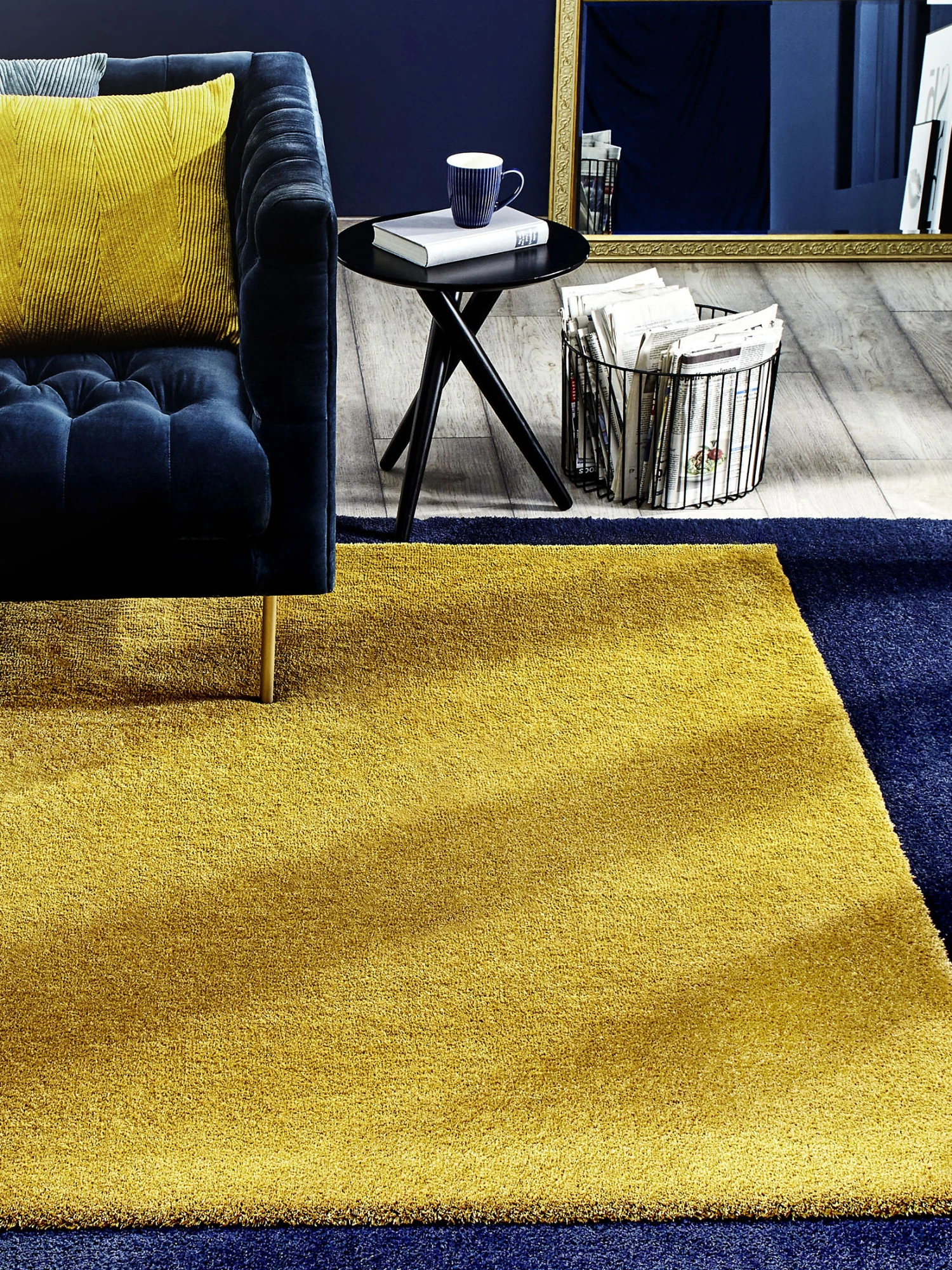 Hochflor-Teppich, Gold